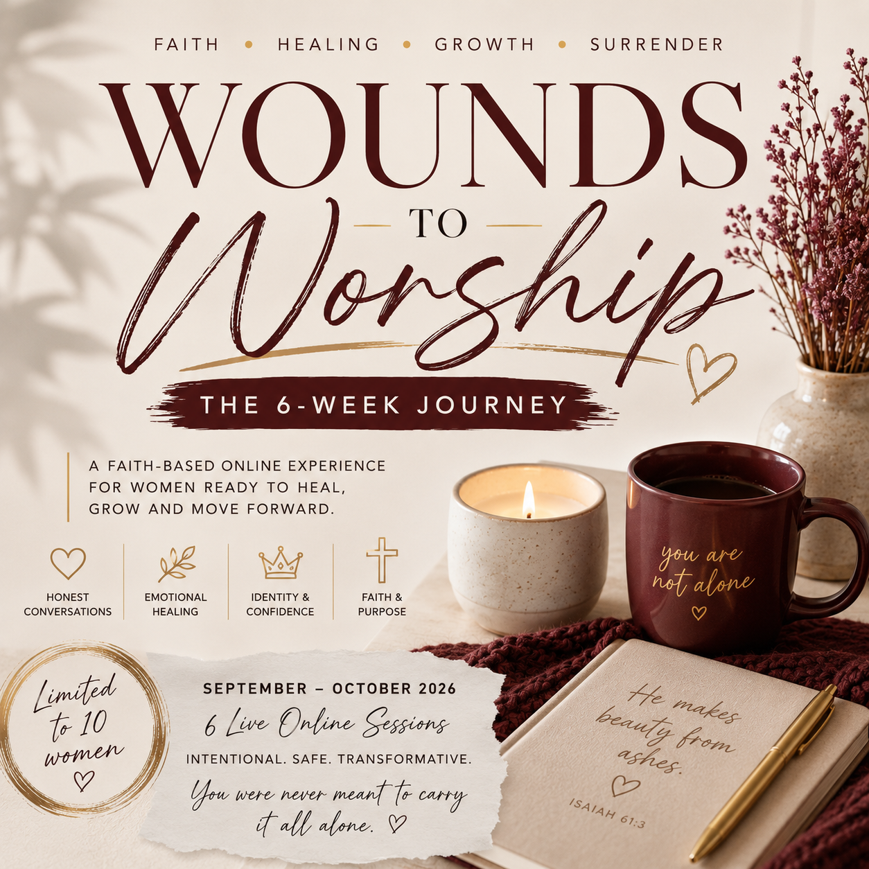 Wounds to Worship: The 6-Week Journey