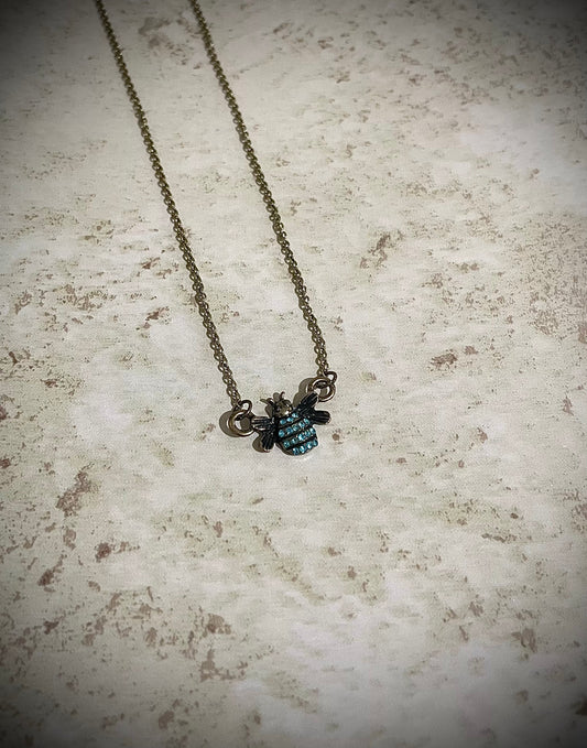 Tiny Bee Necklace